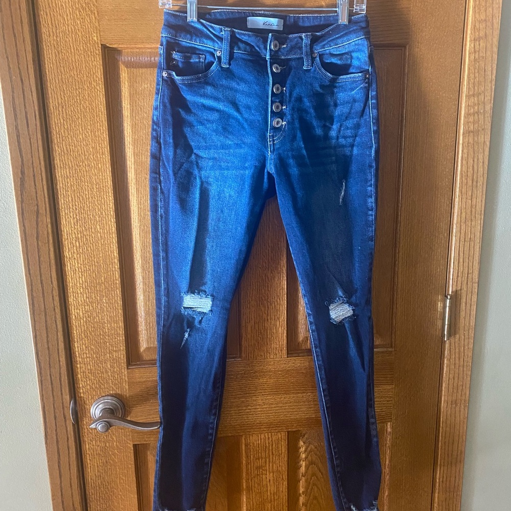 KanCan Distressed High Rise Leggings Size 11/29